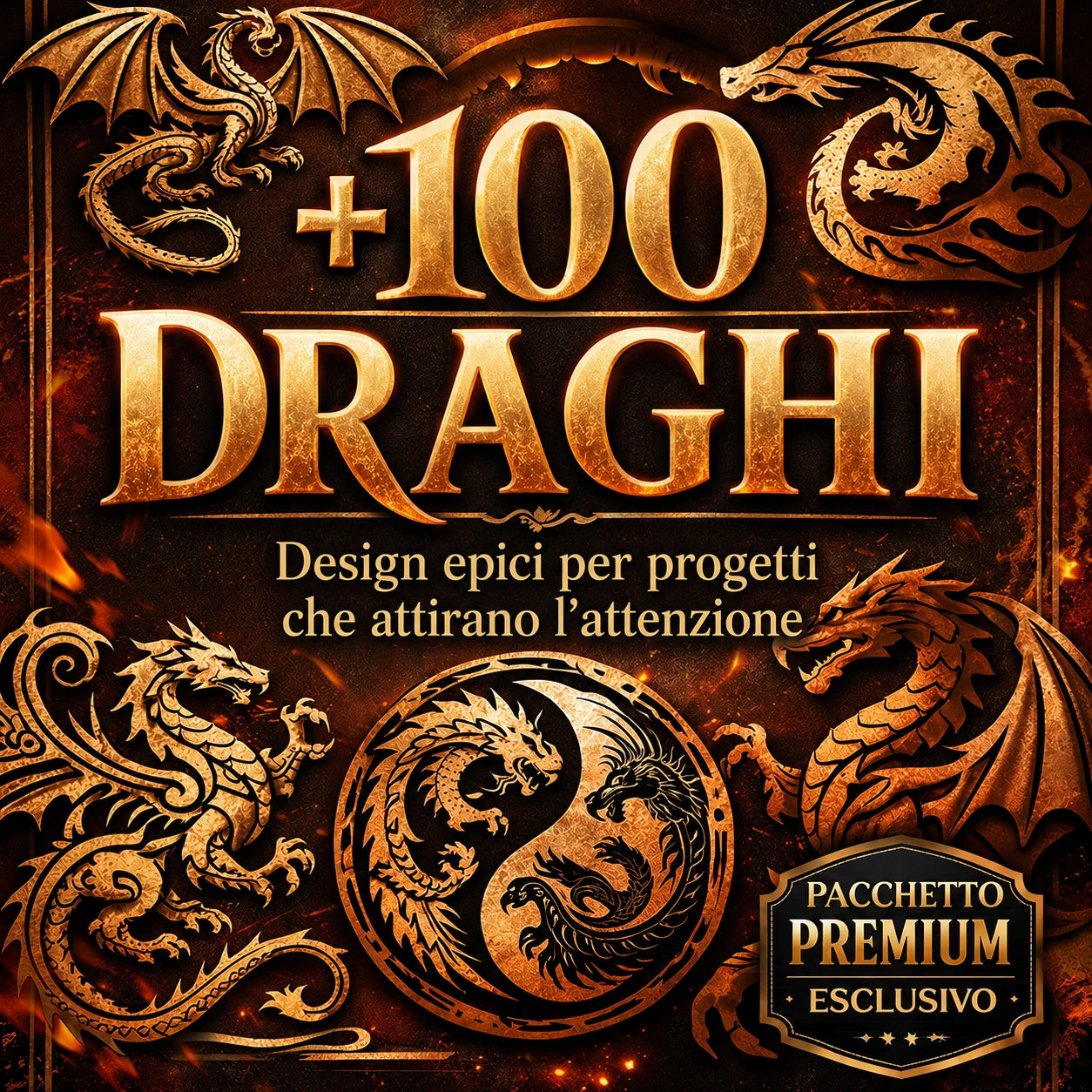 🐉 +100 Design di Draghi
